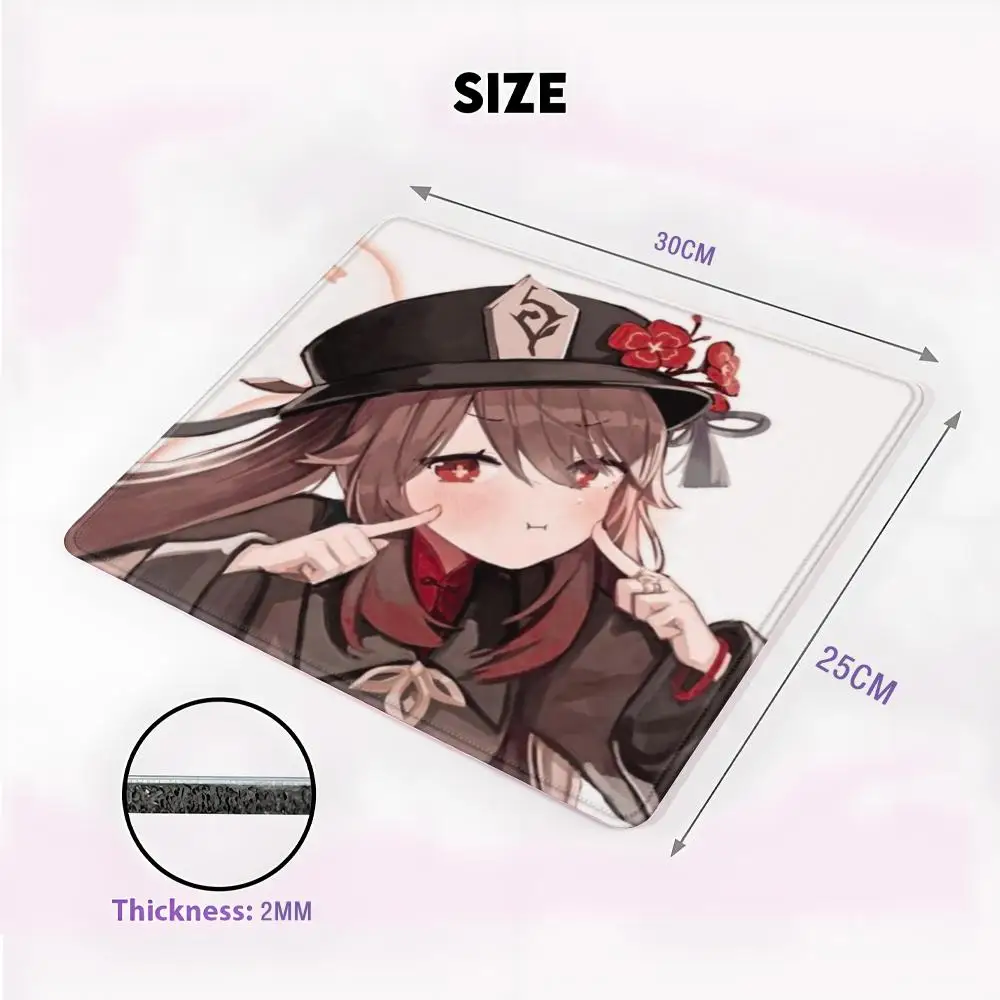 Genshin Impact Tappetino per mouse Tappetino per mouse piccolo Tappetino per scrivania Tastiera per computer desktop Mouse wireless Ragazzo Ragazza Regalo per giochi Sottobicchieri