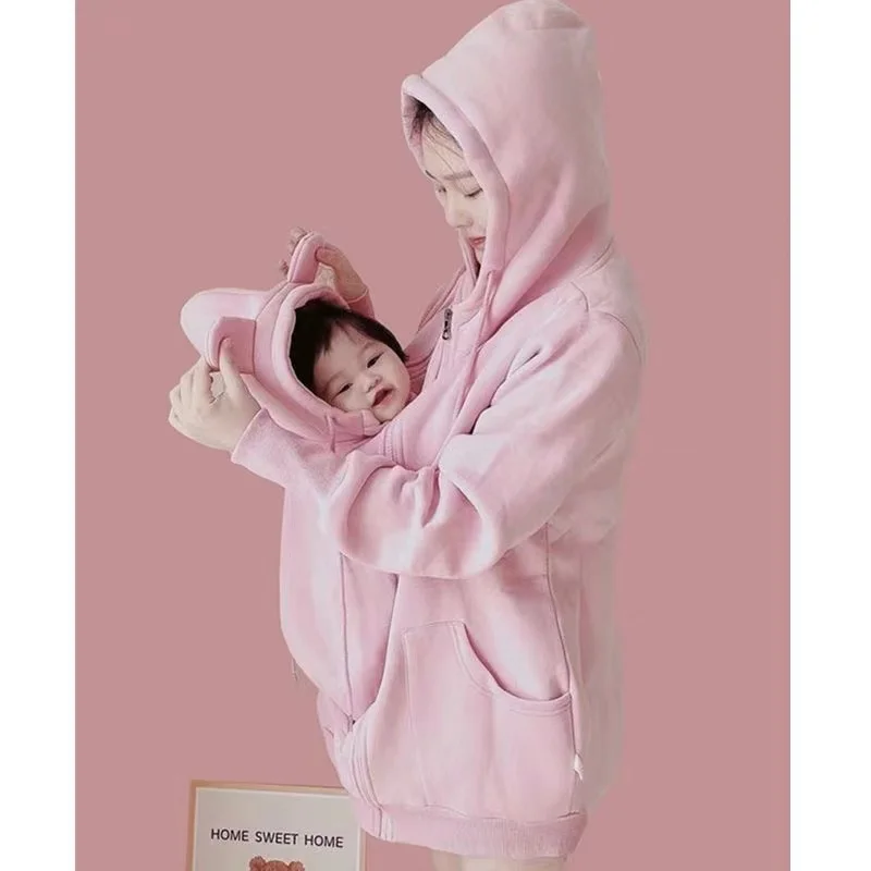 Winter Pregnant Clothes Maternity Baby Carrier Hoodie Sweatshirt Coat Winter Maternity Jacket Baby Shower Coat Baby Carrier Coat