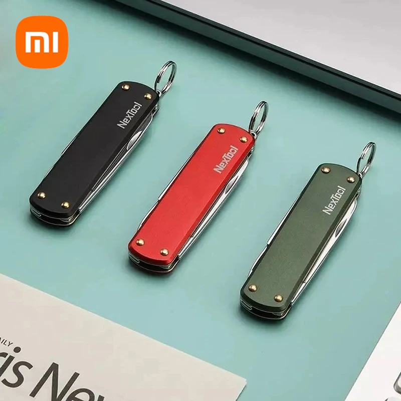 Xiaomi NexTool Multi-Function Knife Creative Tool Mini Knife Scissors Screwdriver Folding Knife Portable Outdoor Cutting Knife