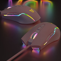 Onikuma Cw905 Wired Mouse Macro Programming Game Grade Chip 6-Speed Dpi Rgb Cool  Lighting Effects Game Office No Latency