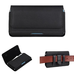 5.2-7.0 inch Phone Nylon Pouch Multifunction Cell Phone Belt Clip Carrying Holster Case Waist Bag For iPhone Samsung Smartphones