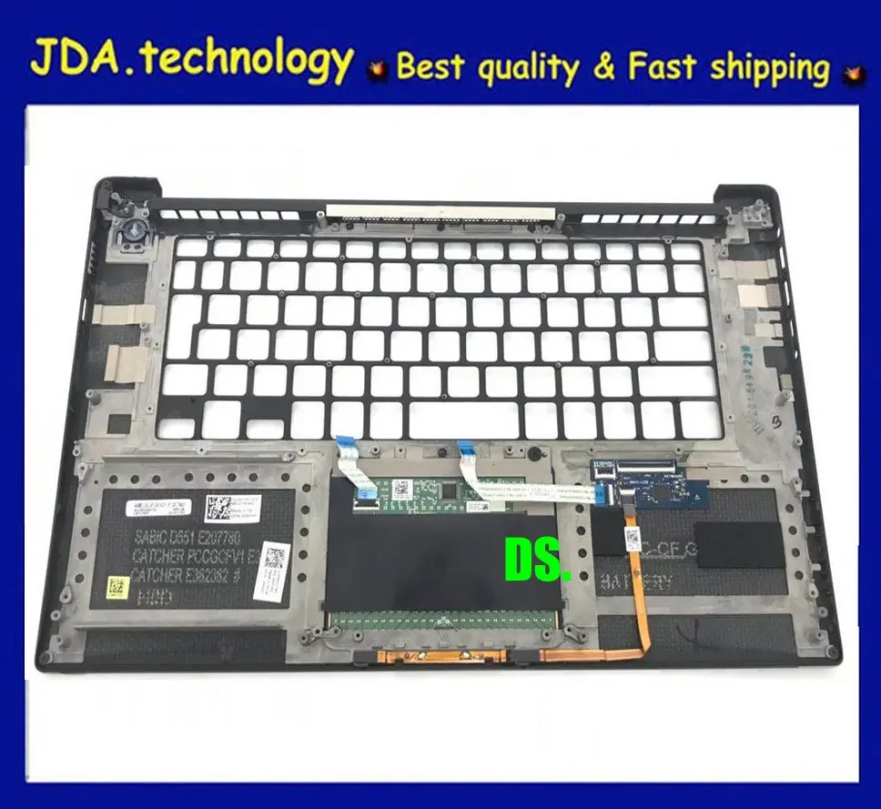 MEIARROW          New/orig palmrest topcase For Dell XPS 15 XPS15 9550 UK keyboard Bezel Upper cover 0WKFHP WKFHP,Touchpad