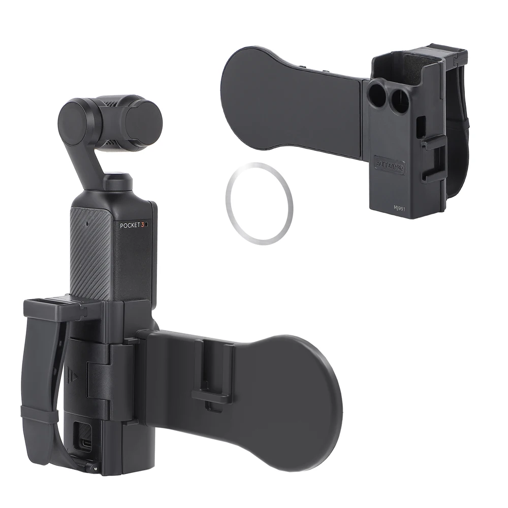 

Phone Holder Stand for DJI Osmo Pocket 3,Cell Phone Mount Holder Bracket Expansion Protective Bezel with Cold Shoe Mount Adapter