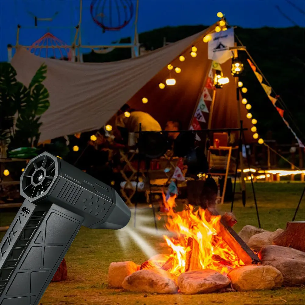 Mini Turbo Jet Fan Electric Air Duster with 3 Gear Adjustable 130000RPM Wind Speed 52m/s Car Computer Cleaning Blower Tool New