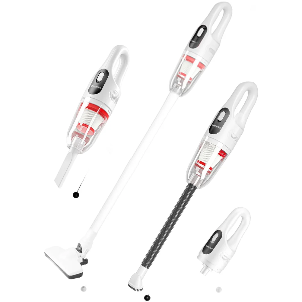 Wireless Handheld Vacuum Cleaner 20000Pa Suction Power Cordless for Indoor Car Cleaning with 3 in 1 Brush Attachments