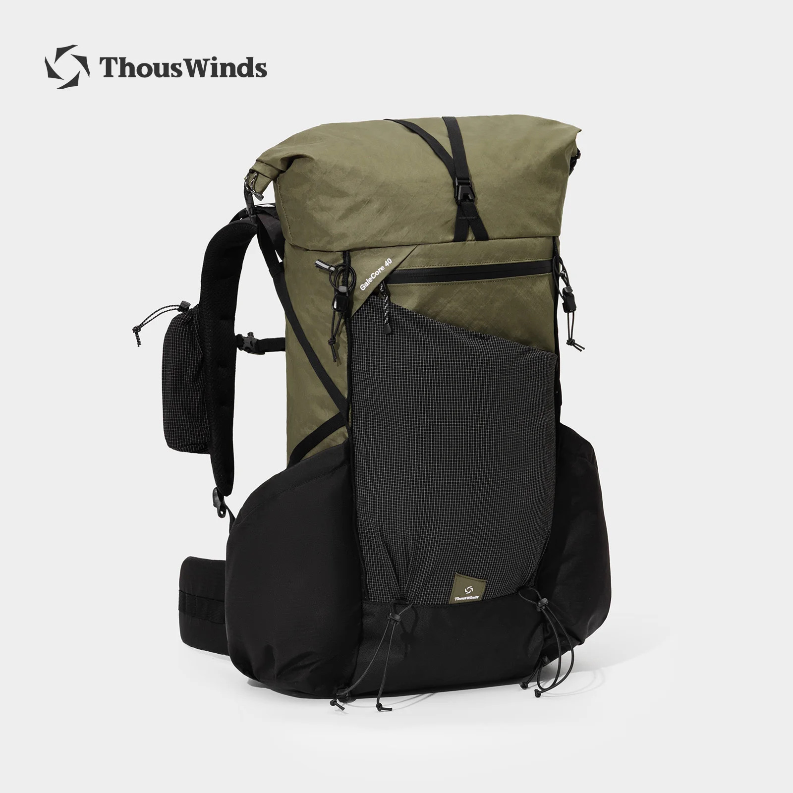 

ThousWinds GaleCore 40+10L Lightweight Hiking Backpack Dyneema Trekking Pack Waterproof Bagpack