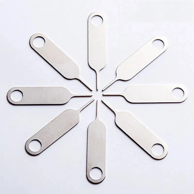 10Pcs SIM Card Remover Practical SIM Card Tray Eject Pin Ultra-light Card Pin SIM Card Tray Ejector Needle for Smartphone