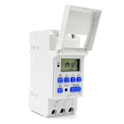 ManHua Electronic Weekly 7 Days Programmable Digital TIME Relay Timer Switch Control AC 220V 230V 12V 24V 48V 16A Din Rail Mount