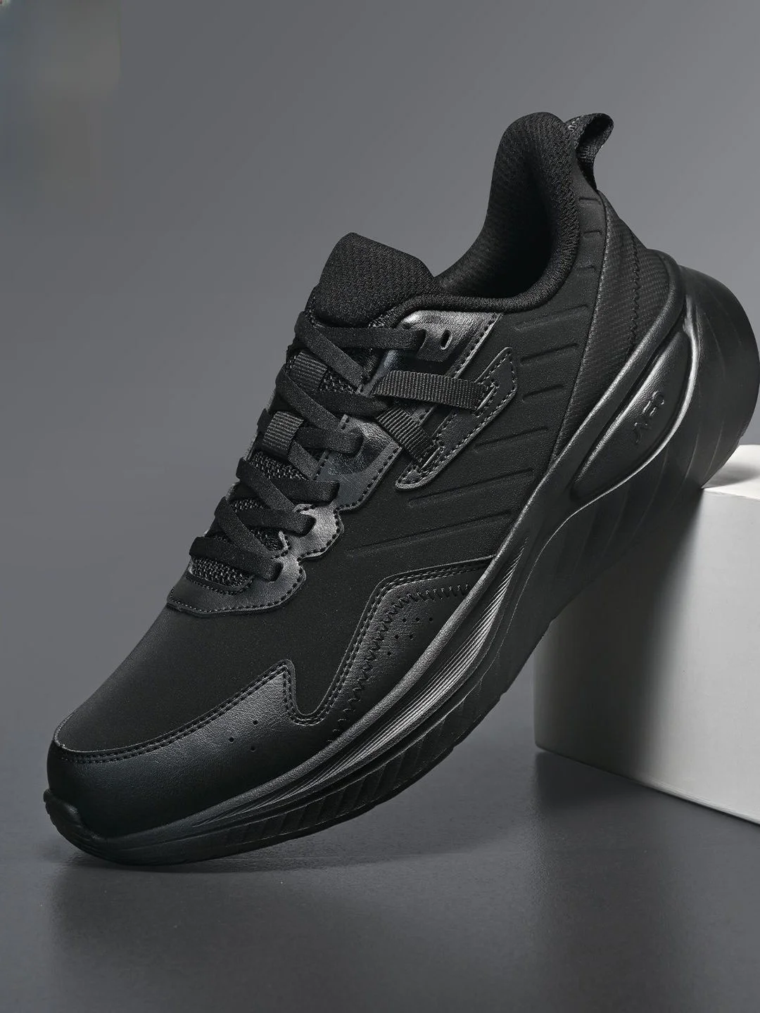 36-度メンズランニングシューズ冬通勤カジュアルソフトボトムレザー表面防水弾性衝撃吸収