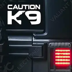 Valiant Collection Caution K9 Dog Sticker Vinyl Decal Police Law Enforcement Car for Cars, Trucks, Walls