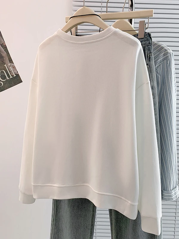 Suda Hoada Informal de Manga Larga para Mujer, Estilo Otoñal, Versátil, de Aodón, para Damas