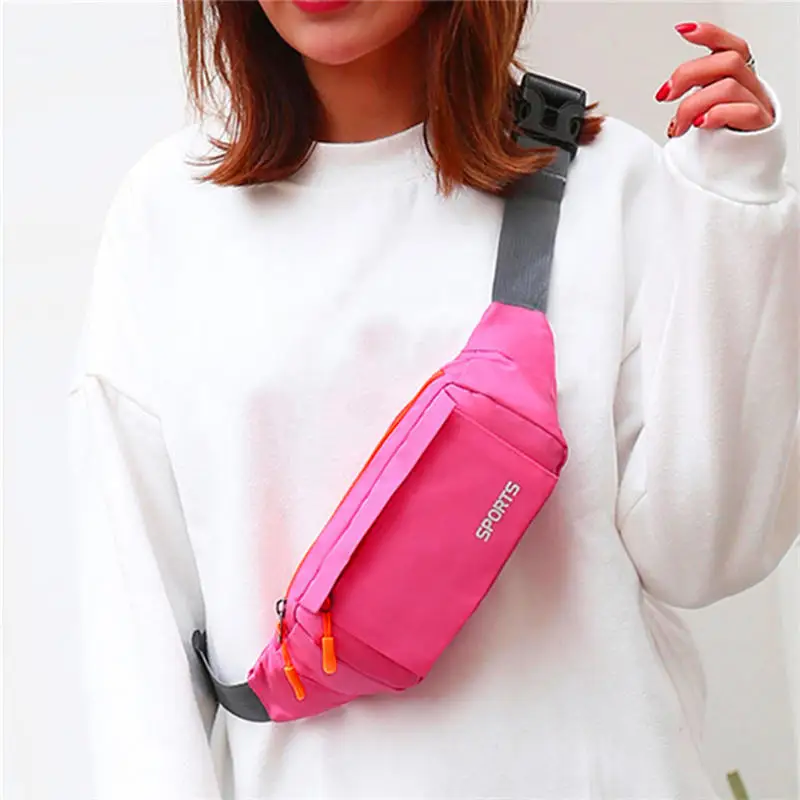 

Multi Functional Outdoor Sports Waist Bags Unisex Fashionable Casual Crossbody Bag Oxford Durable Shoulder Bag
