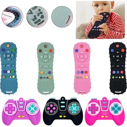 Silicone Teether Baby Toy Teething for Newborn Babies Accessories  Remote Controller Sucking Chew Toys For Baby BPA-Free Gift