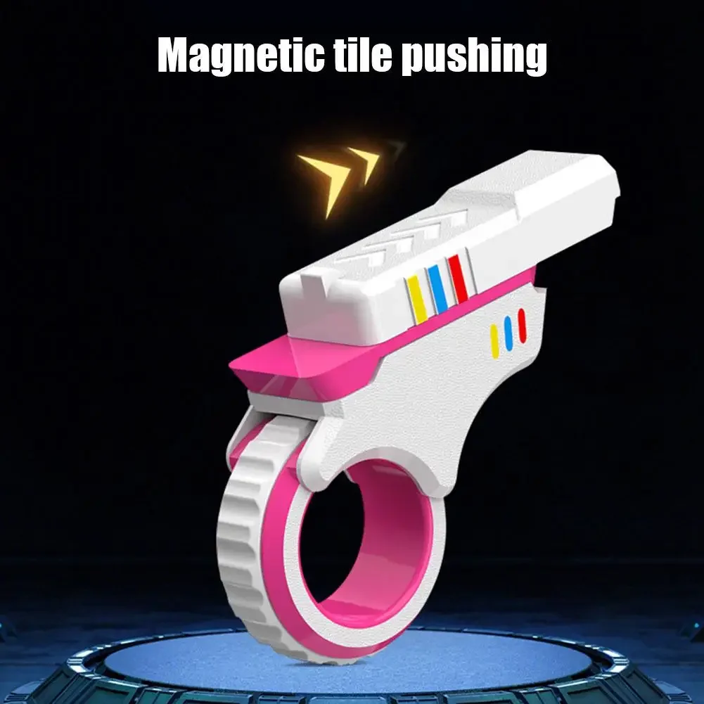 ROTARY Finger Sliders Fidget ของเล่นสํานักงานความดันบรรเทา Slider RATCHET Finger Fidget 3D พิมพ์ Fidegt ToysFingertip Textured