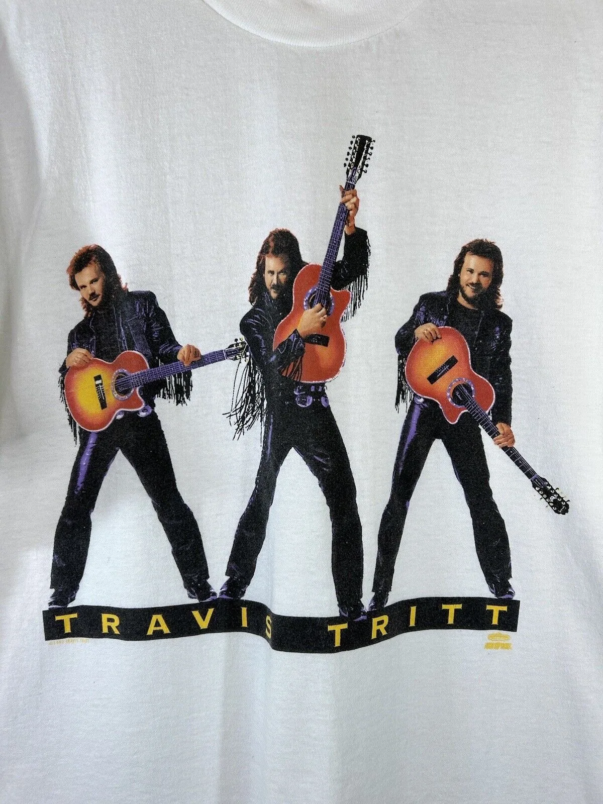 Travis Tritt On Stage White T-Shirt Cotton Unisex S-234XL