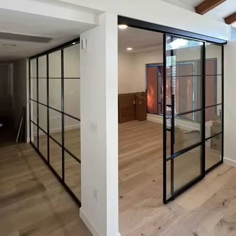 Latest Home Design Living Room Glass Room Partition Vertical Frame Design Partition Screen Partition Room