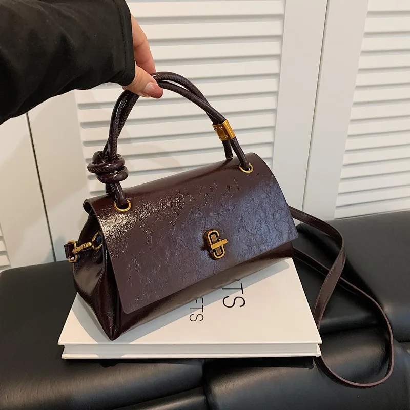 

Женская сумка премиум-класса, мини-сумка-мессенджер с цепочкой, новинка 2025 года, универсальная сумка через плечо подмышками, трансграничная