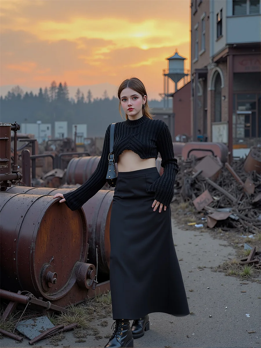 Женские юбки, официальная офисная женская всесезонная юбка с затянутой талией, женская модная милая женская элегантная вечеринка, вечерняя работа