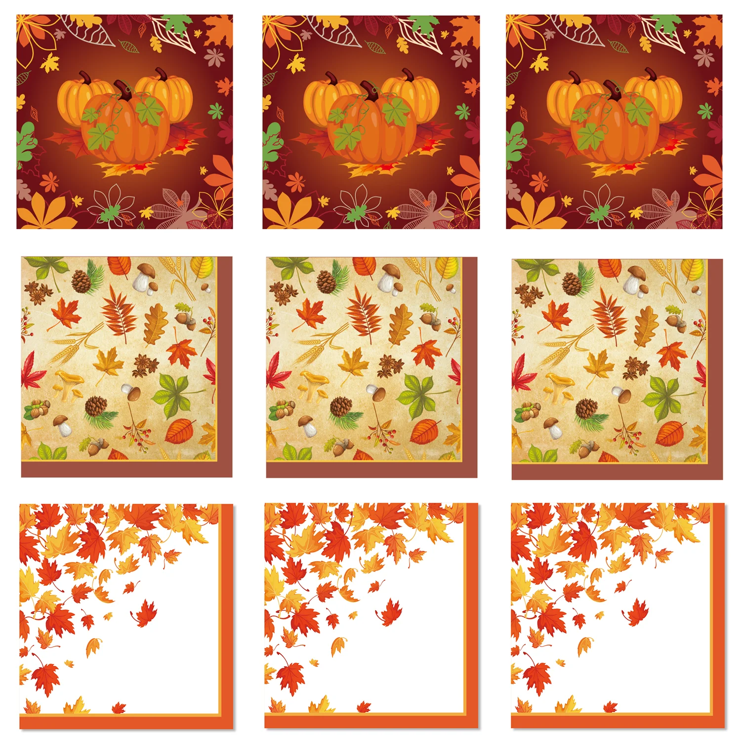 20/40/60 stücke Thanksgiving Day Gast Servietten Einweg Abendessen Papier Serviette Badezimmer Handtücher Für Thanksgiving Party liefert
