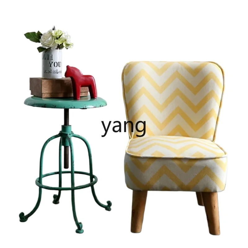 

LTT Cartoon Casual Single Mini Sofa Fabric Reading Sofa Seat