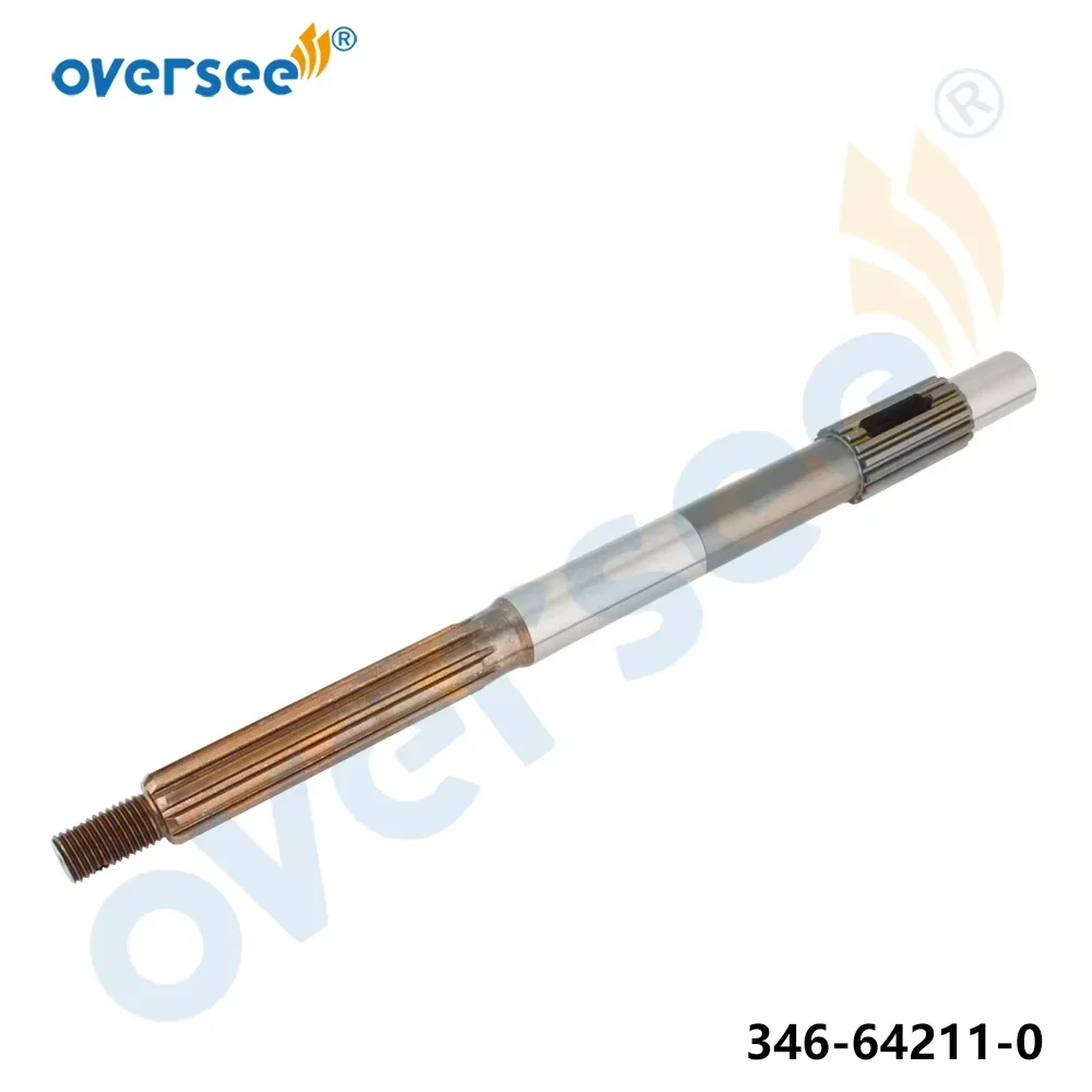 OVERSEE 346-64211 Propeller Prop Shaft For Tohatsu Nissan Outboard M NS 2/4T F 25HP 30HP