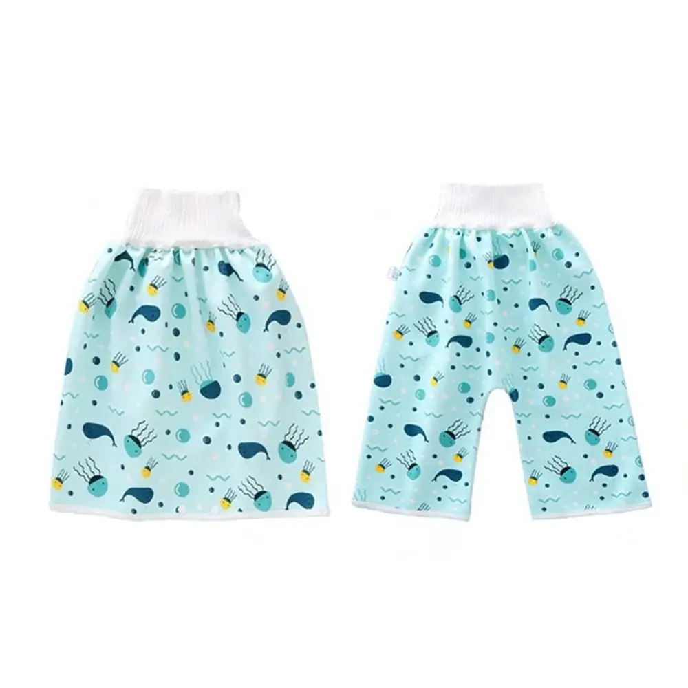 

Waterproof Workout Skirts/Pants Spill-proof Leak Proof Urine Training Pants Cotton Infant Baby Diaper Waterproof Pants