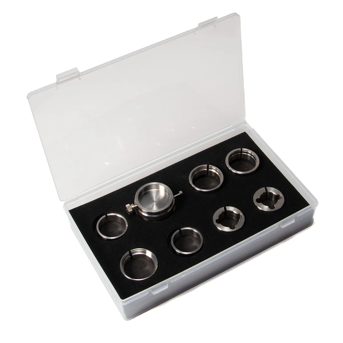 Watch Repair Tools 8 in1 Stainless Steel Watch Movement Holder for 2824/2671/7750/2000/8500/2500/3135/2892 with a Rotatable base