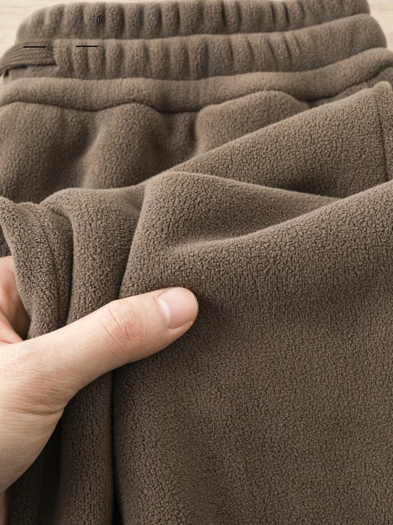 

Высококачественные мужские утепленные спортивные брюки с двусторонней флисовой подкладкой, повседневные зимние брюки в городском стиле с эластичным поясом