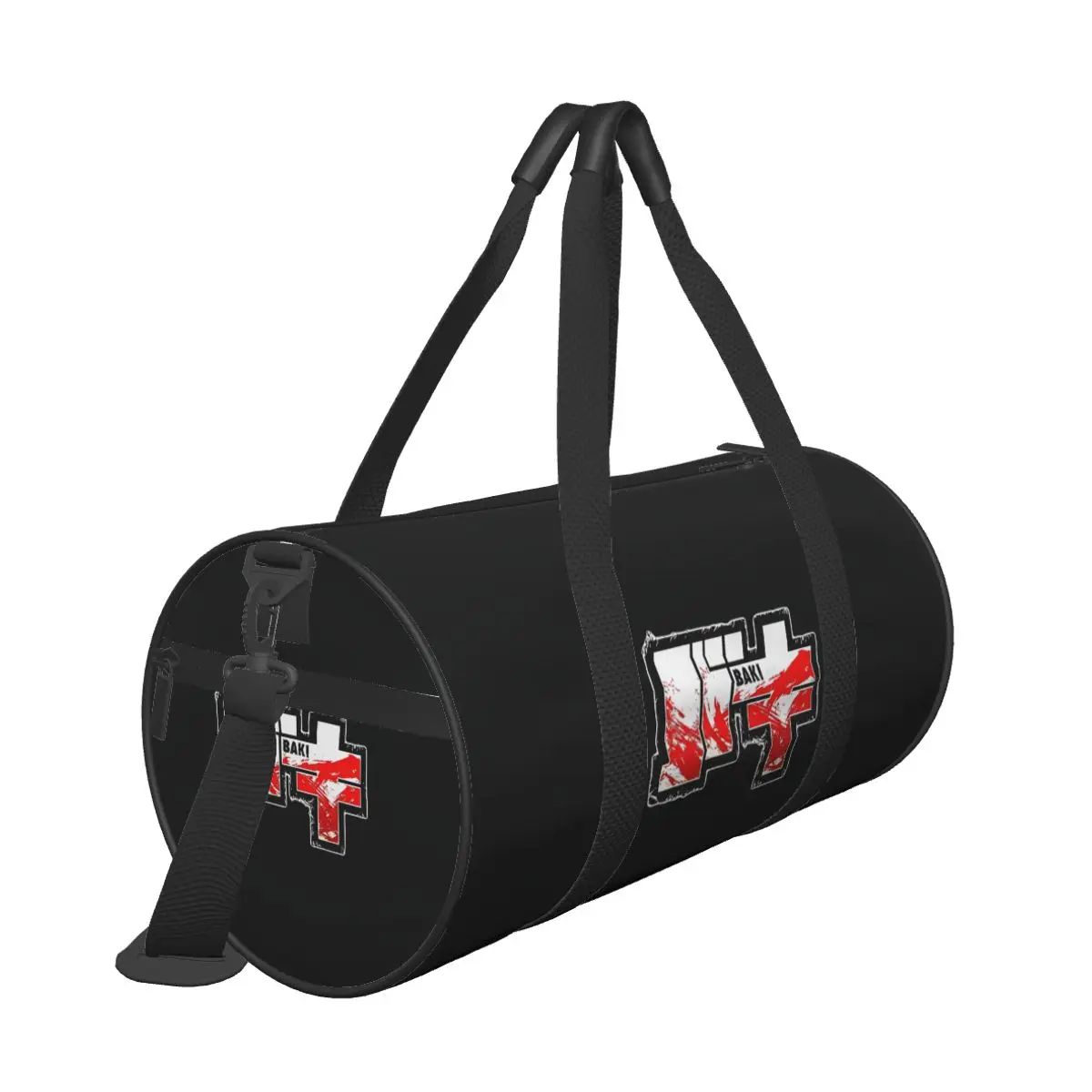 Gym Bag Baki Yujiro Hanma Sports Bag Large Capacity Bodybuilding Manga Men Outdoor Handbag Graphic Travel Training Fitness Bag