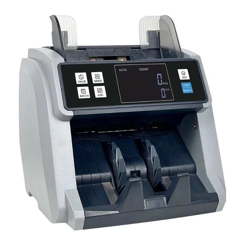 

UV detection top-loading banknote counter with batch function addition function and value preset function