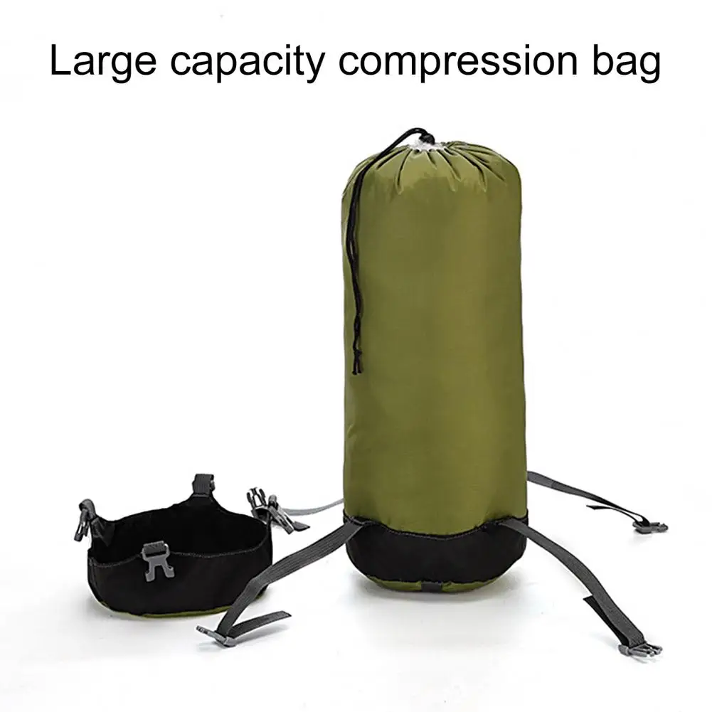 8/15/25/35L Camping Sleeping Bag Compression Sack Drawstring Ultralight Waterproof Nylon Down Jacket Duvet Storage Stuff Bag