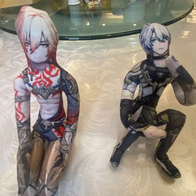 28 سنتيمتر سلك هونكاي: ستار السكك الحديدية Anaxa أفخم دمية مرنة الحديد مجردة الشكل Mydei ألعاب من نسيج مخملي محشوة دمية الأحد Phainon هدية عيد الميلاد