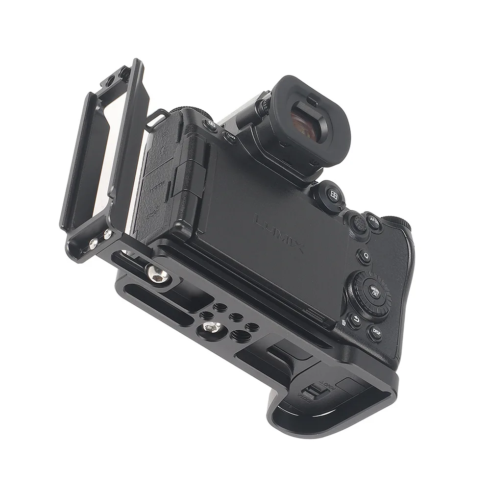 Lumix S5II L Plate Bracket for Panasonic S5 II Camera Cage Quick Release Arca Swiss Plate for DJI RS 2/3 Pro Stabilizer Tripod