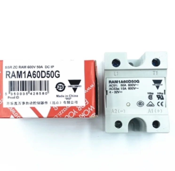 

Новое оригинальное реле Carlo RAM1A60A125 RAM1A60D125