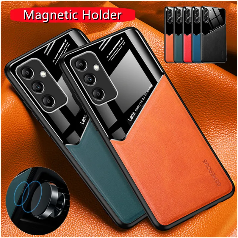 Manyetik Emme Tutucu Kılıf Realme için C61 C63 C65 C67 C55 C53 GT Neo 3 2 GT2 Pro Koruyucu Kapak Darbeye Dayanıklı Çerçeve Coque Funda