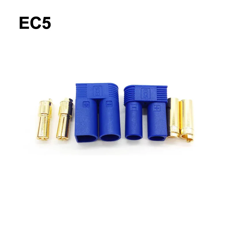 5 pares macho hembra Ec2 Ec3 Ec5 Ec8 2mm 3mm 5mm 8mm conector tipo bala con conector Banana para Rc Esc Motor Rc Quadcopter Drone batería Lipo