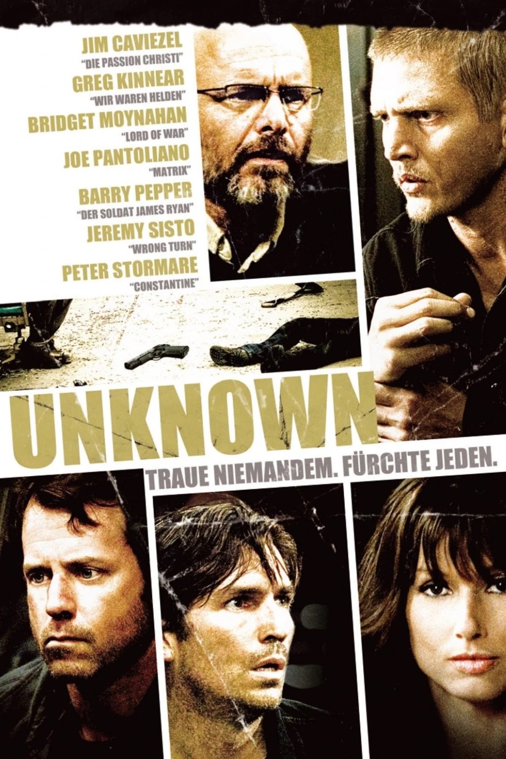 Hot Rare Movie Unknown (2006) Art SILK POSTER Wall Art Home Decorative painting