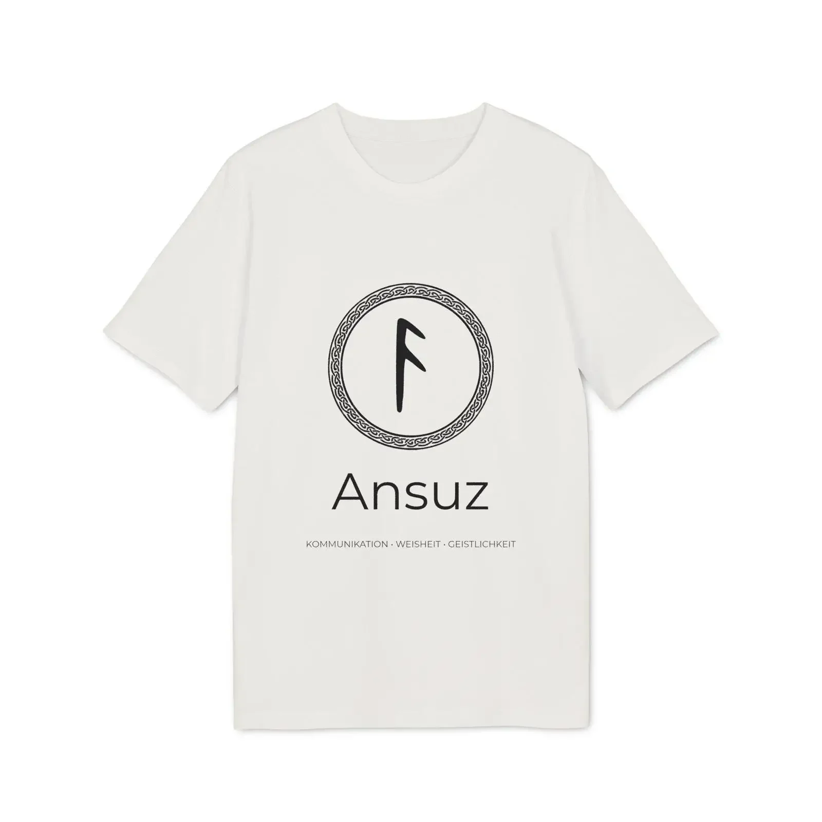 Minimalist Oversized T Shirt Ansuz Rune Norse Mythology Viking Asgard Lounge vintage Washed Comfortable Unisex Casual Stretched