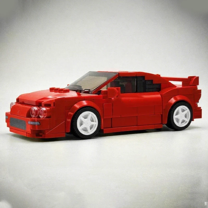 

357PCS MOC Acura Integra Fastes Furiouss 8 Stud City Champions Supercar DIY Building Blocks Educational Toys for Kids Gift