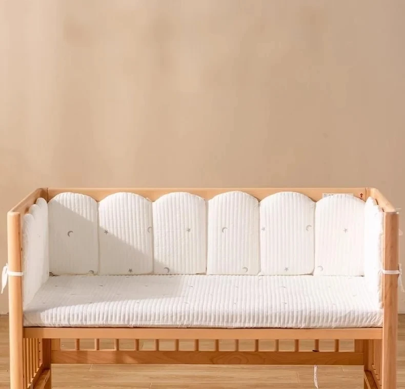 الوليد سرير بيبي الوفير وسادة طويلة للطفل النوم وسادة المهد سياج غرفة الاطفال الفراش حامي