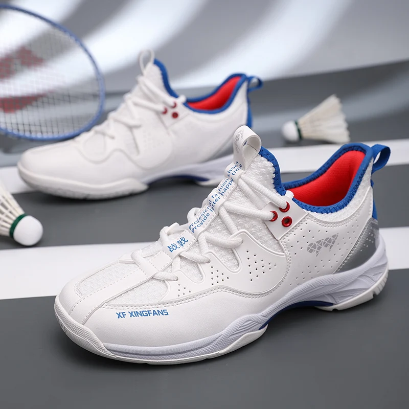 

Hot new professional men's women's sports shoes couple training shoes breathable high quality non-slip badminton shoes