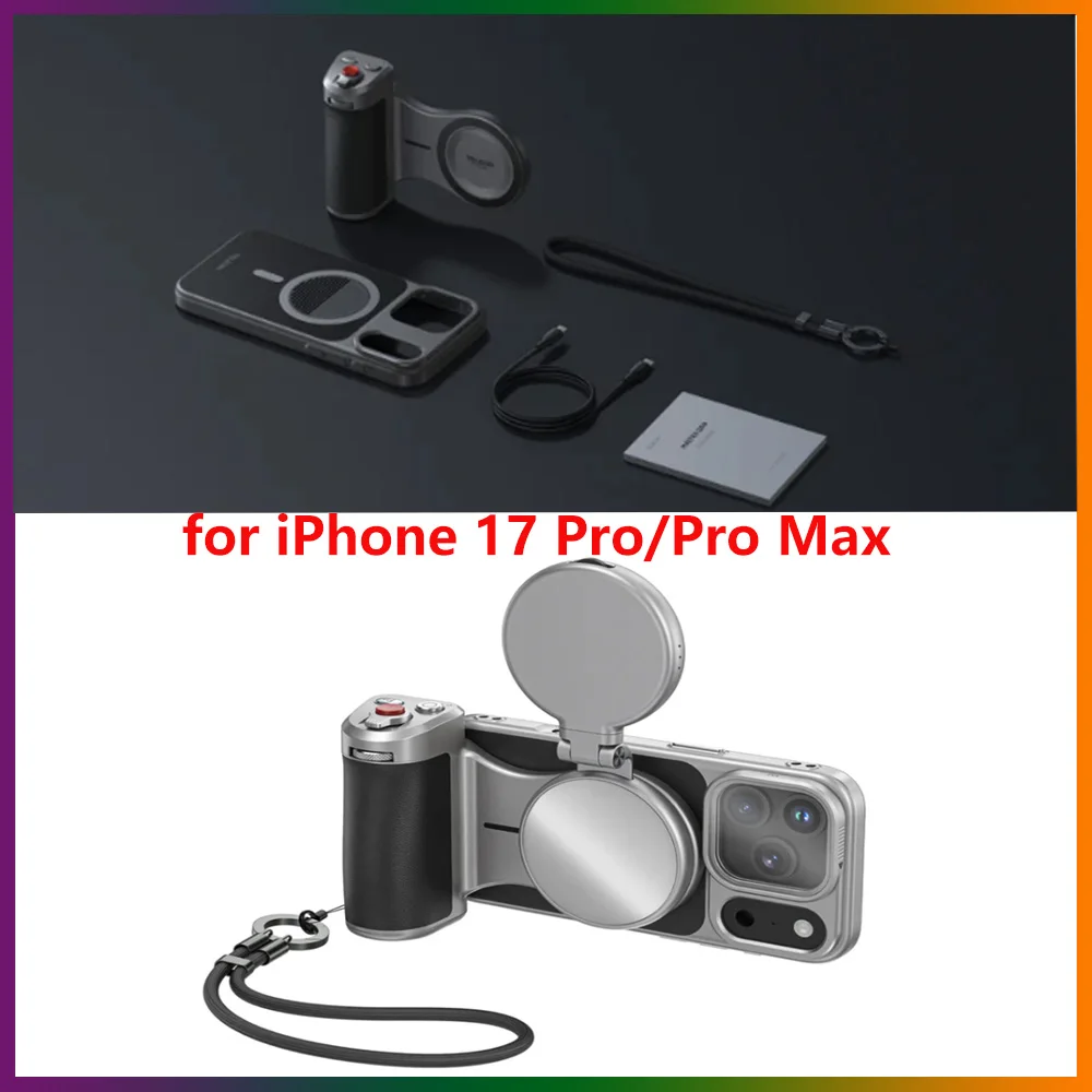 

TELESIN Master Phone Camera Grip for IPhone17 Pro / Pro Max with Remote Shutter Handheld Mount Handheld Photography Accessories