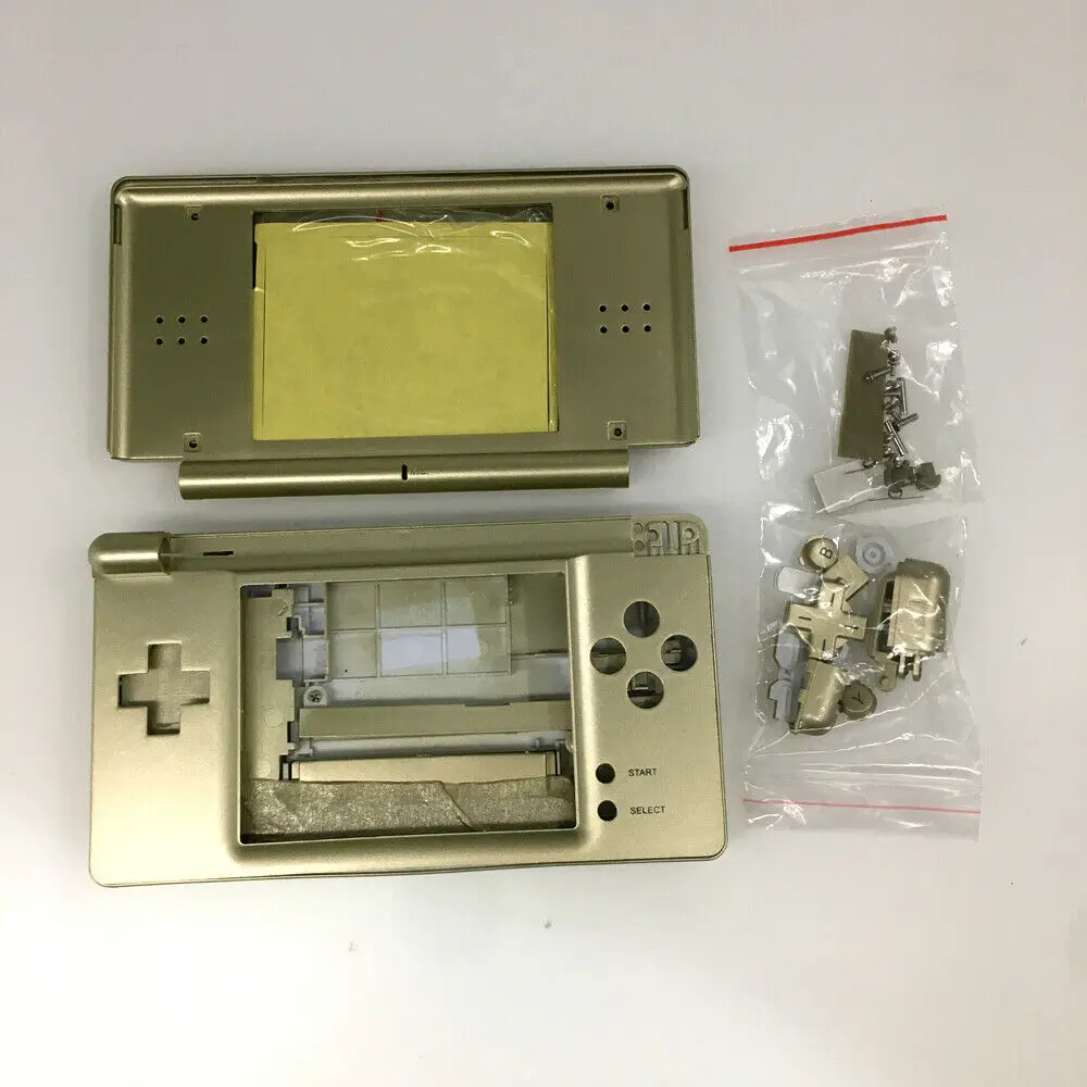 أزرار حافظة بديلة من Gold Ze l da + طقم مفك براغي لنينتندو DS Lite NDSL