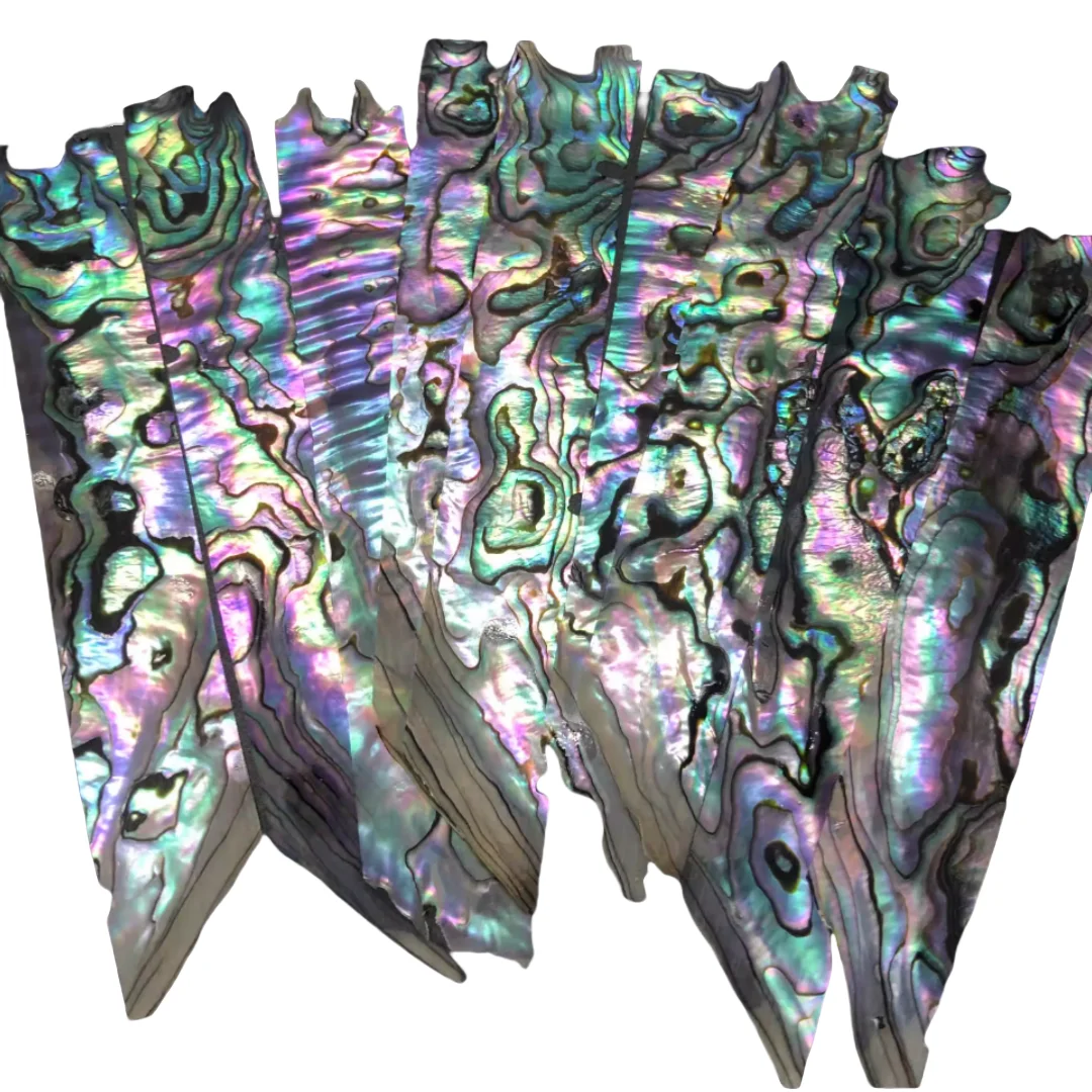 Natural Mexican abalone shells, mother of pearl slices, lacquer making materials, natural shell thin paper slices