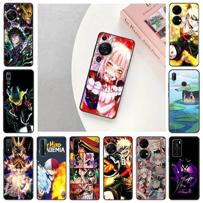 Phone Case For Moto G50 G51 G60 G71 G31 Edge20 30 40 G73 Huawei P40 P30 P20 P-Smart Todoroki Hero Academia Matte Anti-Drop Cover