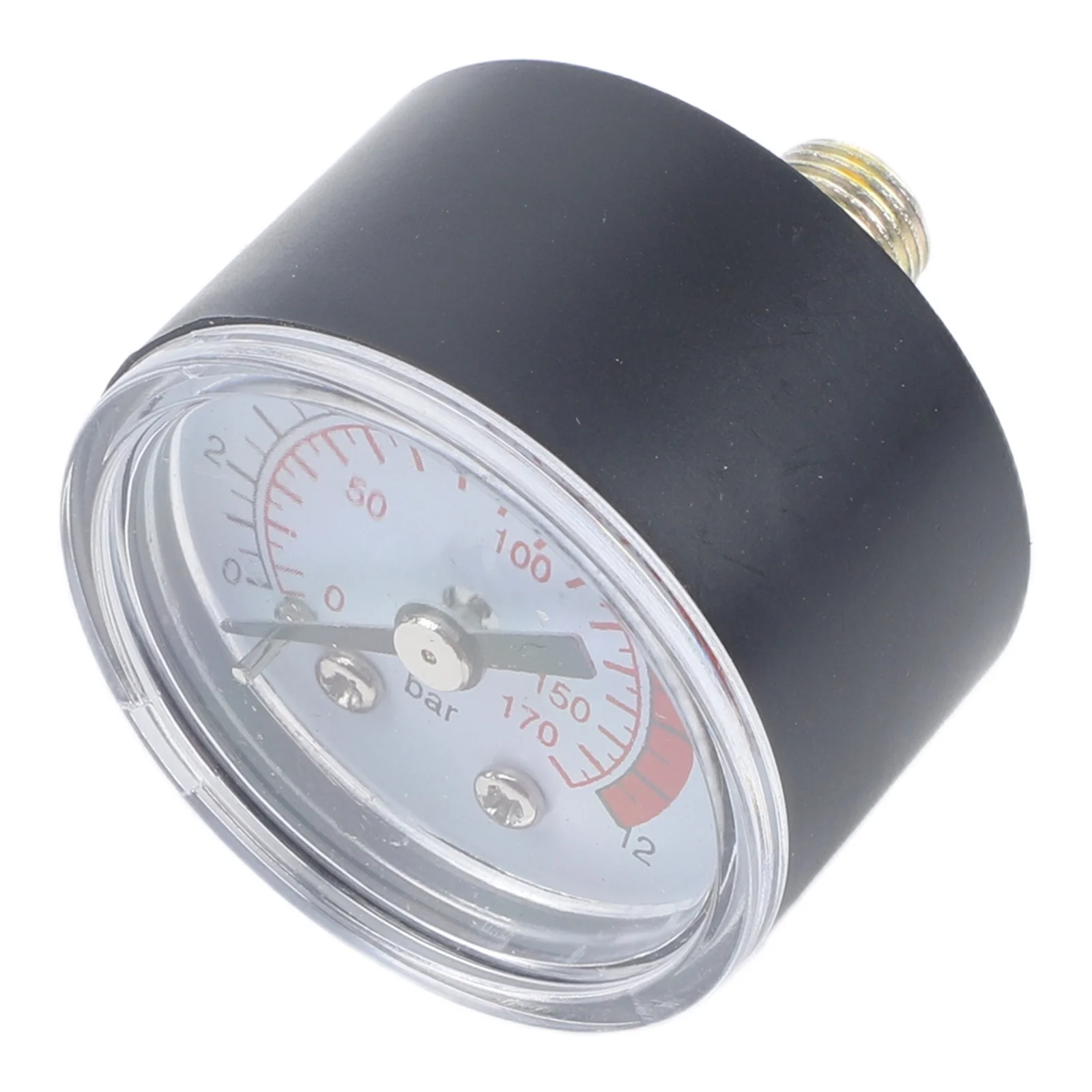 Air Compressor Hydraulic Gauge Accurate Pressure Measurement Up to 170 PSI (12 Bar) with Large Easy to Read Display