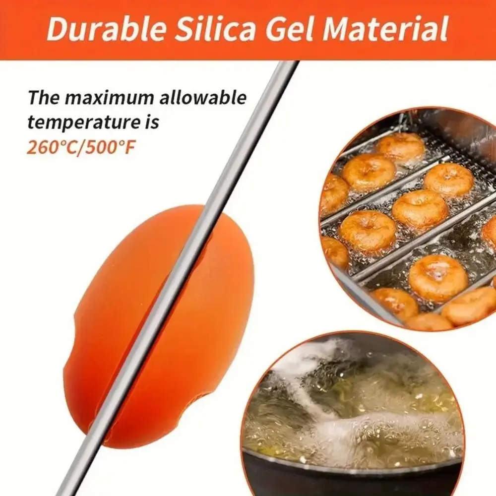 Food Grade Silicone Thermometer Probe Clip Probe Fixing Design Anti Scald Feature Food Silicone Clip High Temp Resist