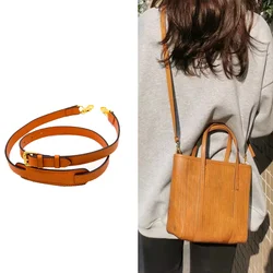 Luxury Genuine Leather Bag Strap Replacement with Shoulder Pads Handbag Accessories for Women Bags Belt Adjustable 105-120cm