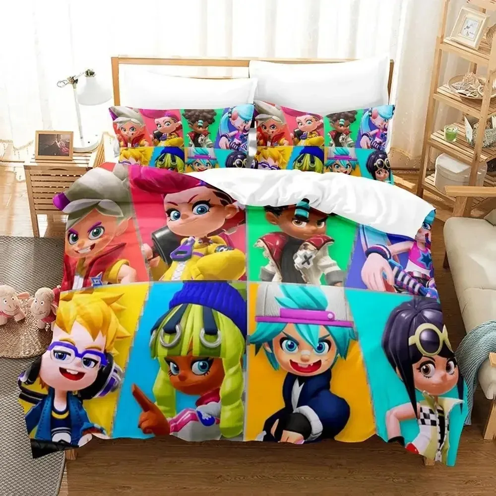 

Game Ninjala Bedding Set Single Twin Full Queen King Size Bed Set Adult Kid Bedroom Duvet cover Sets 3D Print Kawaii Kids Camas