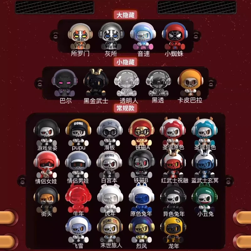 

Mr.Bone Babybone 1.0 Classic Series Blind Box Mystery Bag Art Collectible Toy Trendy Figure Desktop Ornament For Anime Fans